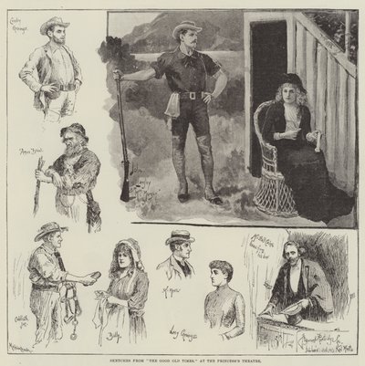 Sketches from The Good Old Times, at the Princess